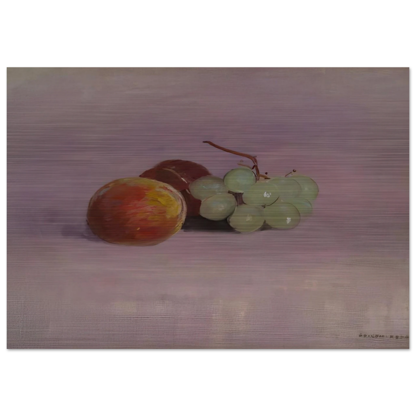 STILL LIFE - Odilon Redon Brushed Aluminum Print - 70x100 cm / 28x40 inches | Odilon Redon Aluminum Print | Odilon Redon Prints