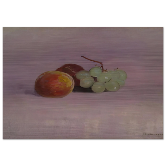 STILL LIFE - Odilon Redon Brushed Aluminum Print - 70x100 cm / 28x40 inches | Odilon Redon Aluminum Print | Odilon Redon Prints