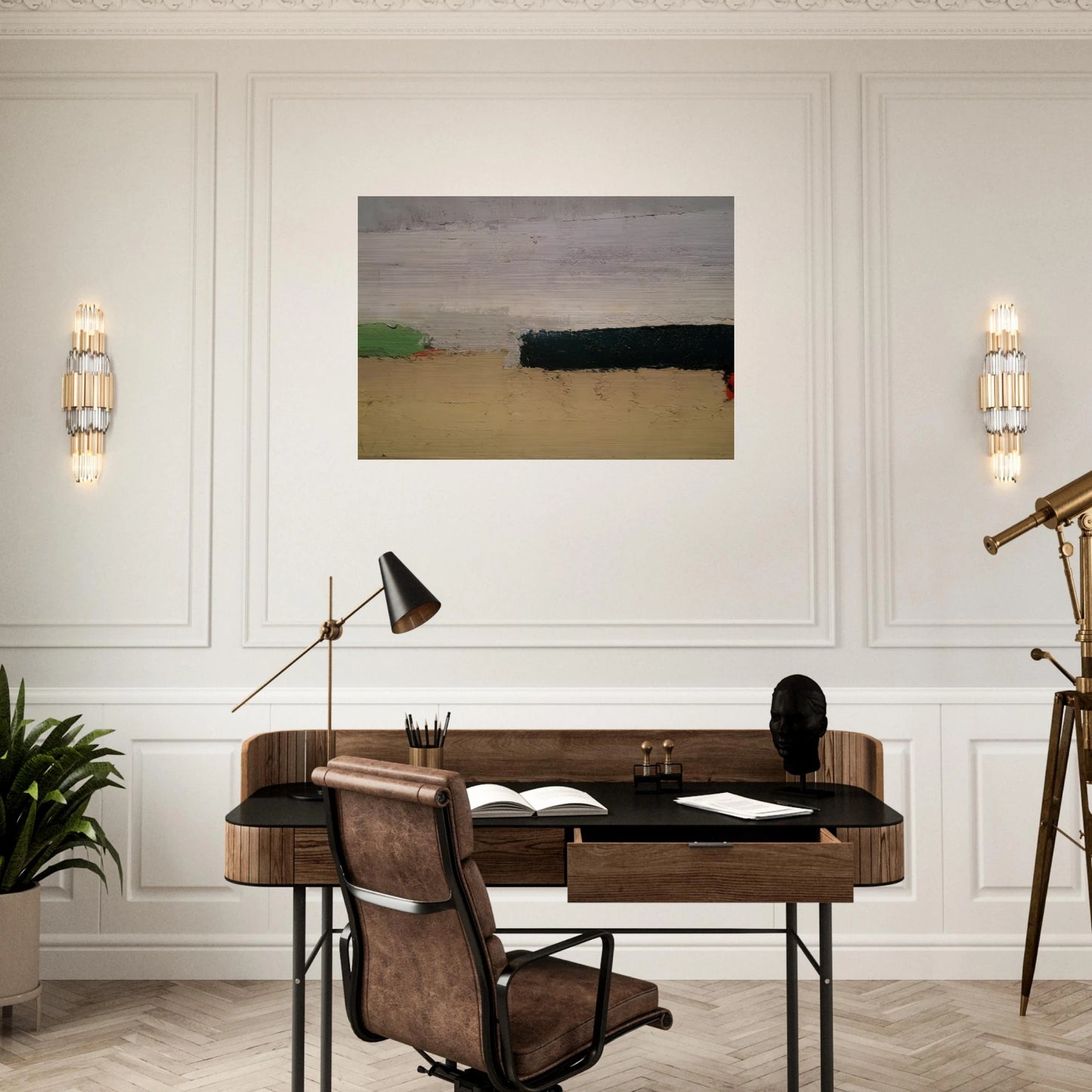 Paysage - 1952 - Nicolas de Stael Brushed Aluminum Print - 70x100 cm / 28x40 inches | Nicolas de Stael Aluminum Print | Nicolas de Stael Prints