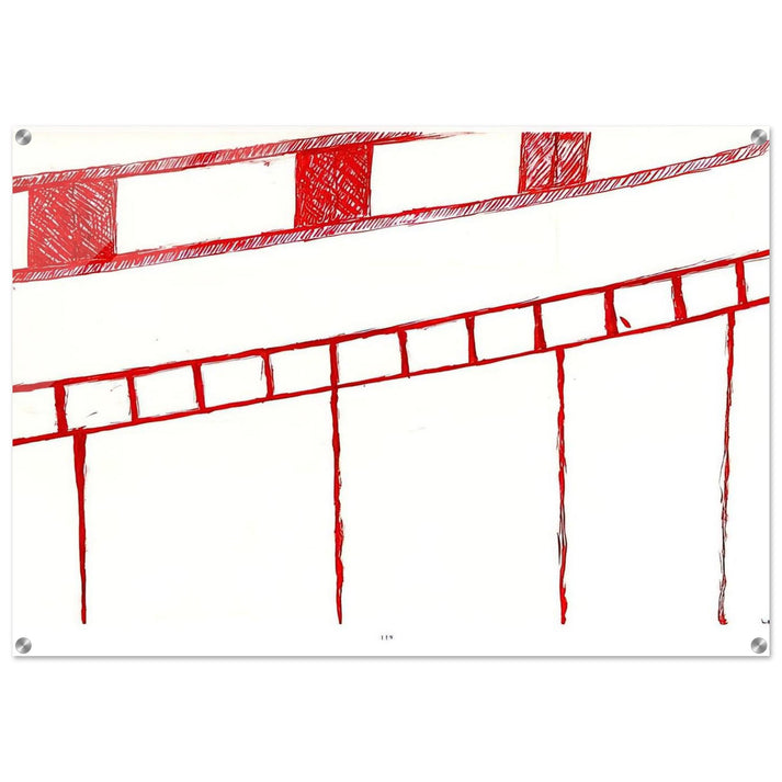 UNTITLED 1995 0 - Louise Bourgeois Acrylic Print - 70x100 cm / 28x40″ inches