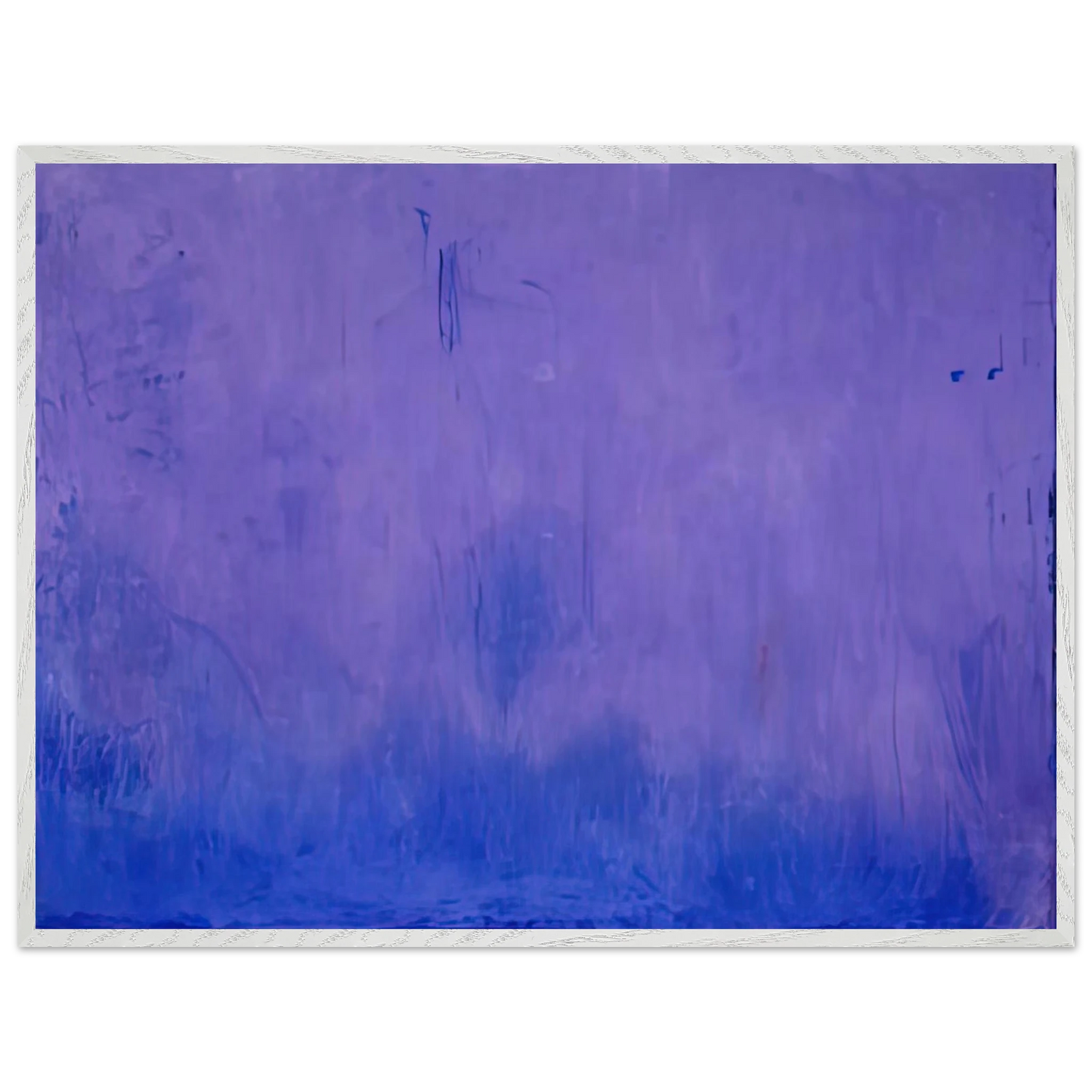 Helen Frankenthaler - Warming Trend, 2002- Wall Art - 60x80 cm / 24x32 inches - Premium Wooden Framed Poster With Fine Art Paper-canvas - White frame