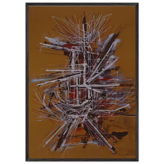 Southwest Image - 1958 - Jimmy Ernst 70x100 cm / 28x40 inches Framed Art Print – Black Wooden Frame