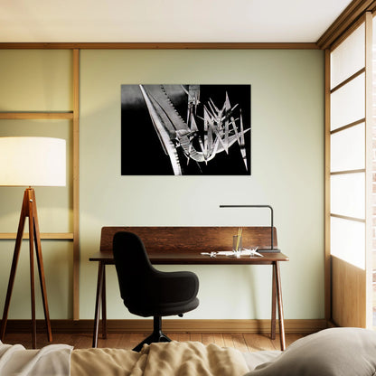 The Prickly Dark - James Rosenquist Brushed Aluminum Print - 70x100 cm / 28x40 inches | James Rosenquist Aluminum Print | James Rosenquist Prints