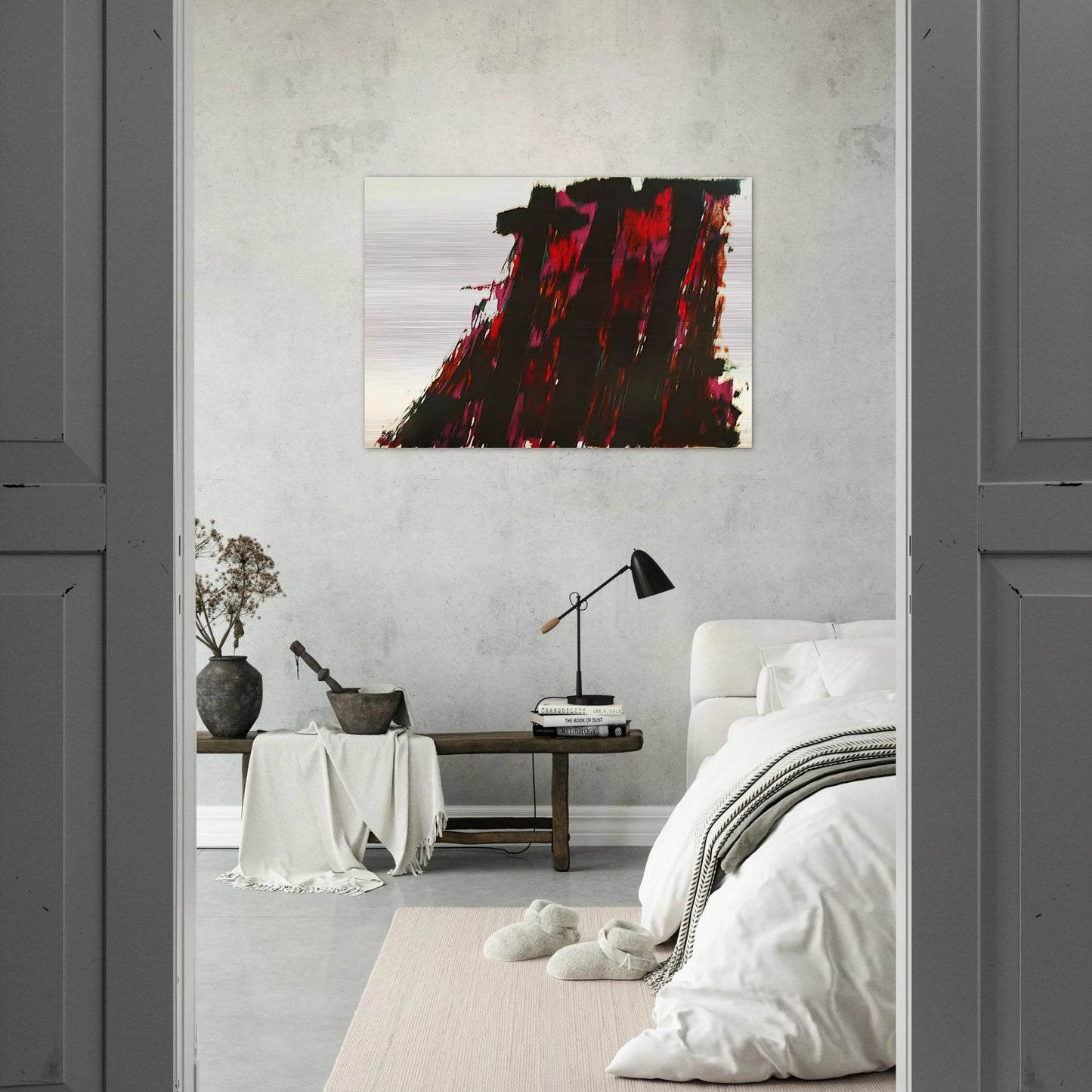 Le Crucifiement - 1978 - Alfred Manessier Brushed Aluminum Print - 70x100 cm / 28x40 inches | Alfred Manessier Aluminum Print | Alfred Manessier Prints