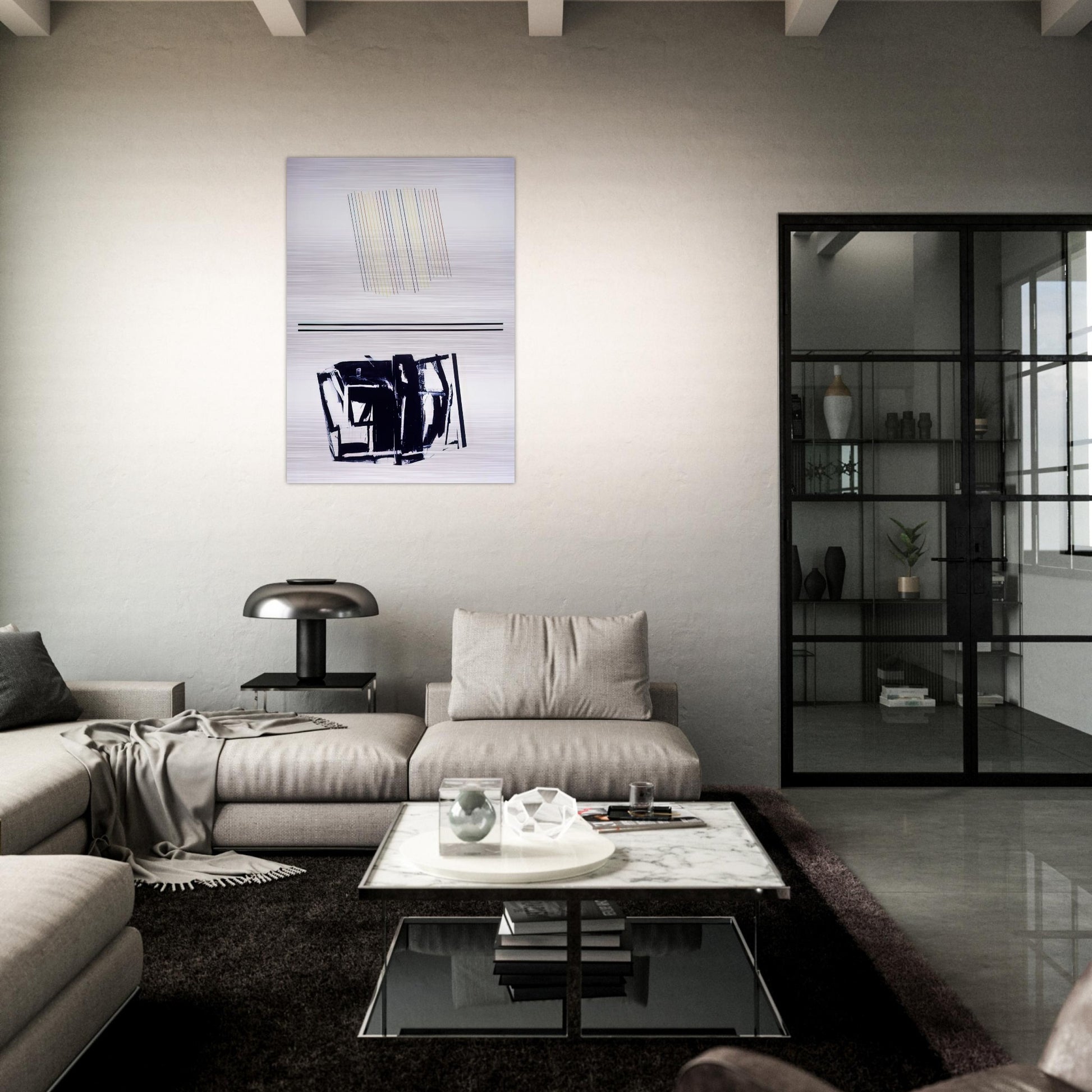 Mother Of All Paintings - 1990 - Ronnie Landfield Brushed Aluminum Print - 70x100 cm / 28x40 inches | Ronnie Landfield Aluminum Print | Ronnie Landfield Prints