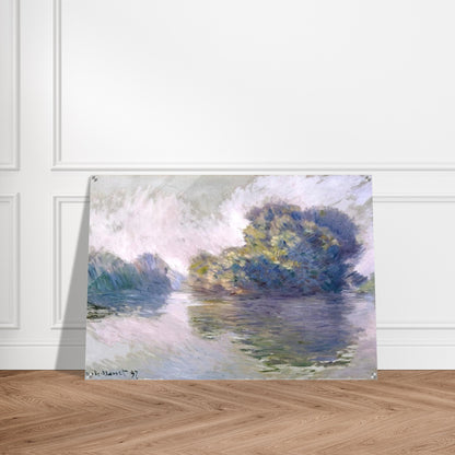 Islands at Port-Villez - claude monet Acrylic Print - 70x100 cm / 28x40″ inches