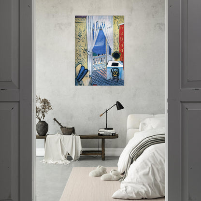 INTERIOR WITH A VIOLIN CASE 1919 - Henri Matisse Brushed Aluminum Print - 70x100 cm / 28x40 inches | Henri Matisse Aluminum Print | Henri Matisse Prints