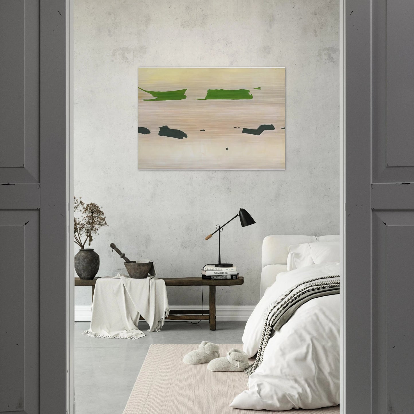 Clos - 2003 - Raoul De Keyser Brushed Aluminum Print - 70x100 cm / 28x40 inches | Raoul De Keyser Aluminum Print | Raoul De Keyser Prints