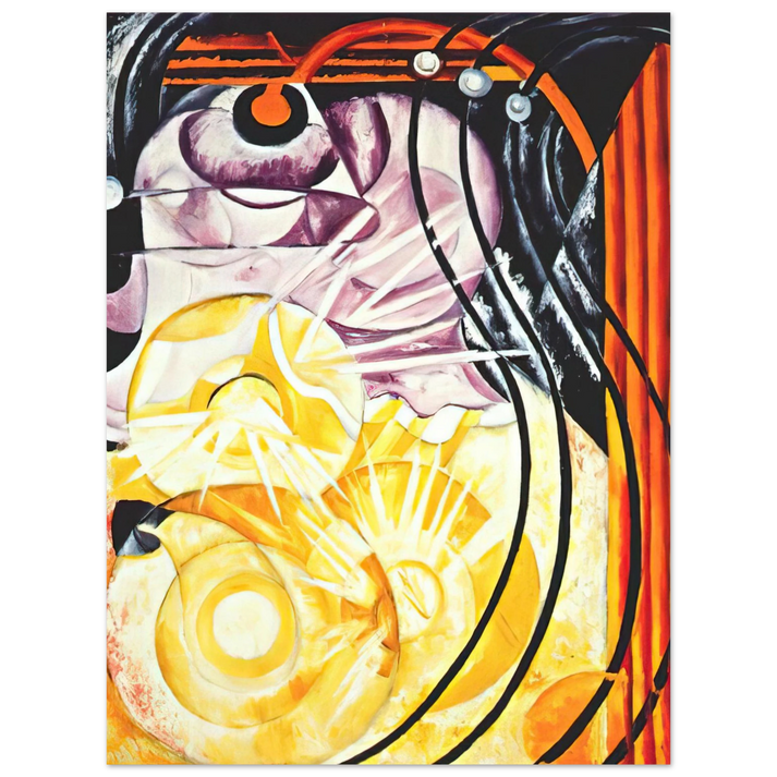 Natalia Goncharova - Electric lamp - 1913  75x100 cm / 30x40inches Fine Art Poster