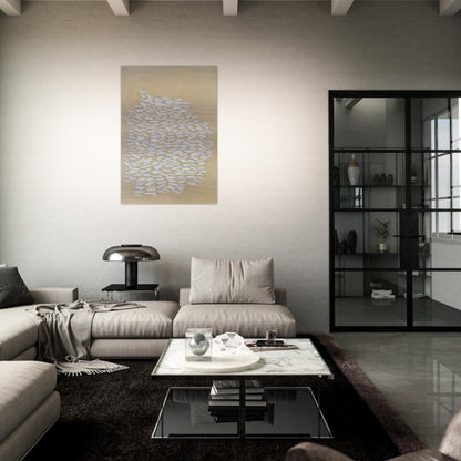 Pastel Statement - 1971 - Robert Goodnough Brushed Aluminum Print - 70x100 cm / 28x40 inches | Robert Goodnough Aluminum Print | Robert Goodnough Prints