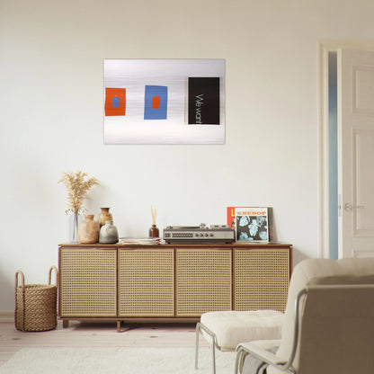 Tablet #105 - Ellsworth Kelly Brushed Aluminum Print - 70x100 cm / 28x40 inches | Ellsworth Kelly Aluminum Print | Ellsworth Kelly Prints