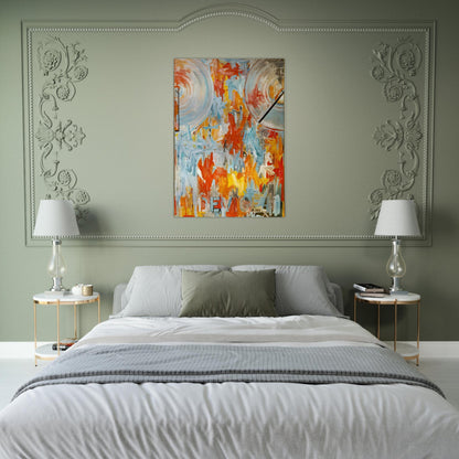 DEVICE - Jasper Johns Brushed Aluminum Print - 70x100 cm / 28x40 inches | Jasper Johns Aluminum Print | Jasper Johns Prints