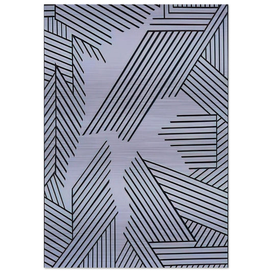 Untitled - 1998 - Nicholas Krushenick Brushed Aluminum Print - 70x100 cm / 28x40 inches | Nicholas Krushenick Aluminum Print | Nicholas Krushenick Prints