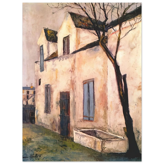 Maurice Utrillo - THE DEBRAY FARM  75x100 cm / 30x40inches Fine Art Poster
