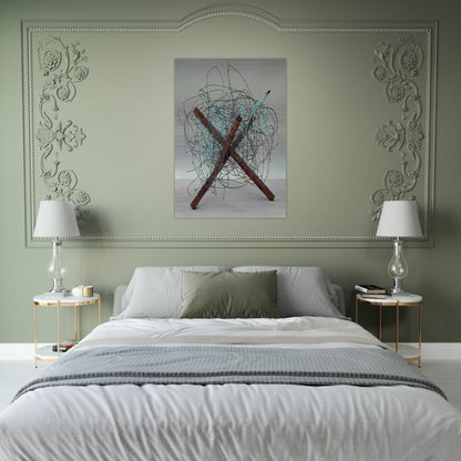 Tumbleweed - James Rosenquist Brushed Aluminum Print - 70x100 cm / 28x40 inches | James Rosenquist Aluminum Print | James Rosenquist Prints