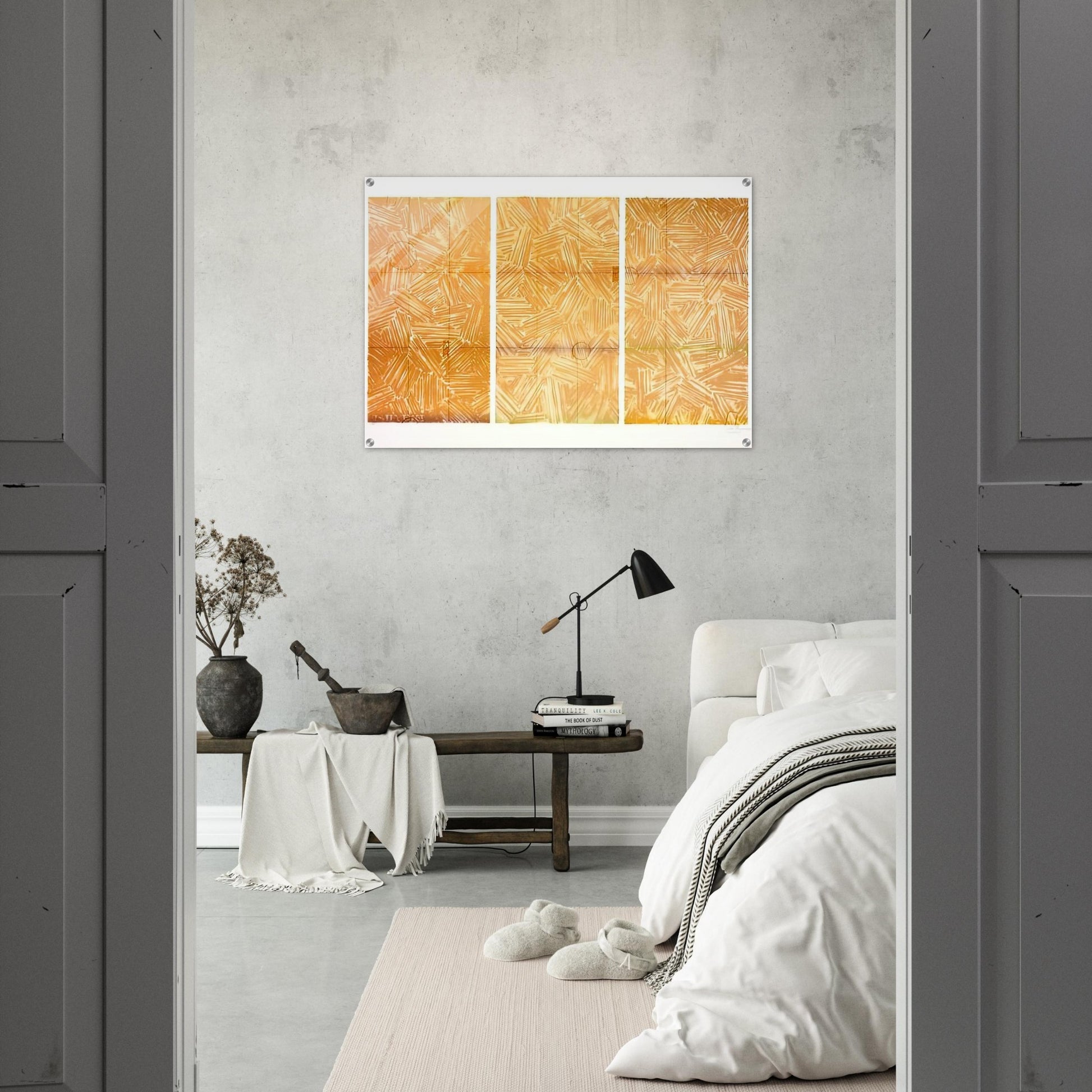 USUYUKI 1979 - Jasper Johns Acrylic Print - 70x100 cm / 28x40″ inches | Jasper Johns Wall Art | Jasper Johns Prints