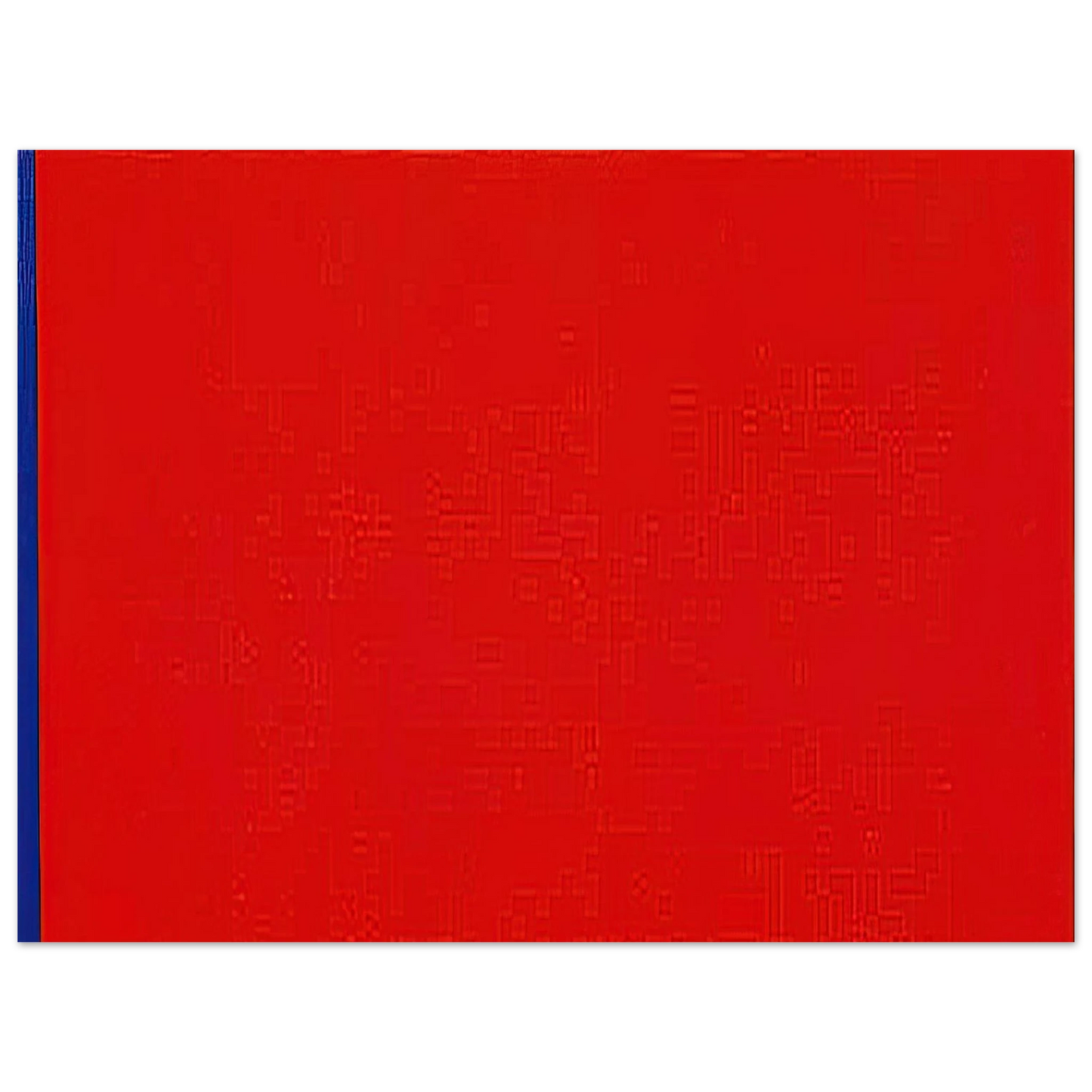 Barnett Newman - Who's Afraid of Red, Yellow, and Blue III  75x100 cm / 30x40inches Fine Art Poster