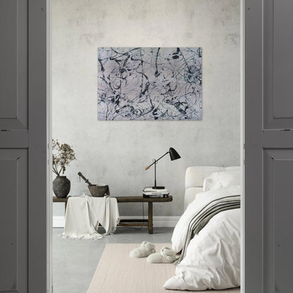 NUMBER 23 - Jackson Pollock Brushed Aluminum Print - 70x100 cm / 28x40 inches | Jackson Pollock Aluminum Print | Jackson Pollock Prints