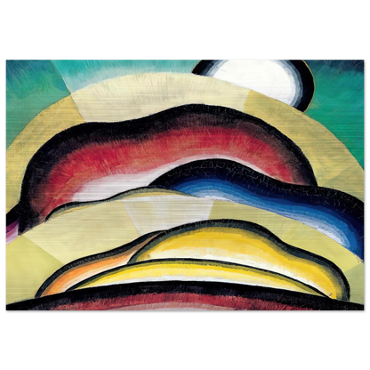 Sunrise - 1924 - Arthur Dove Brushed Aluminum Print - 70x100 cm / 28x40 inches | Arthur Dove Aluminum Print | Arthur Dove Prints