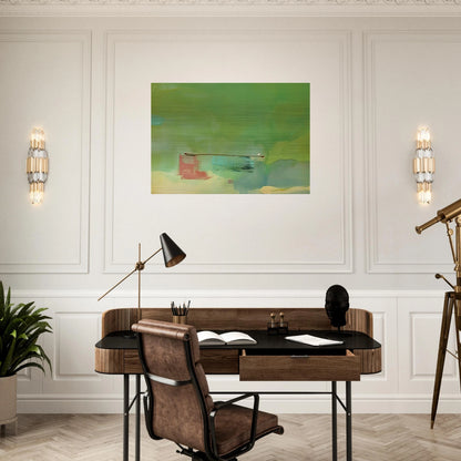 Springscape - 1975 - Helen Frankenthaler Brushed Aluminum Print - 70x100 cm / 28x40 inches | Helen Frankenthaler Aluminum Print | Helen Frankenthaler Prints