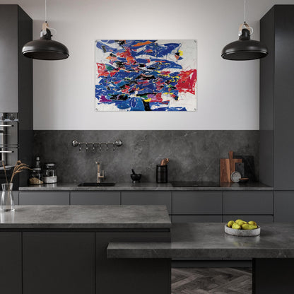 Round the World - Sam Francis Acrylic Print - 70x100 cm / 28x40″ inches