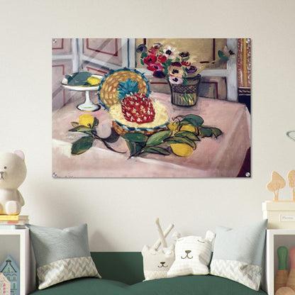 STILL LIFE WITH PINEAPPLES 1 - Henri Matisse Acrylic Print - 70x100 cm / 28x40″ inches