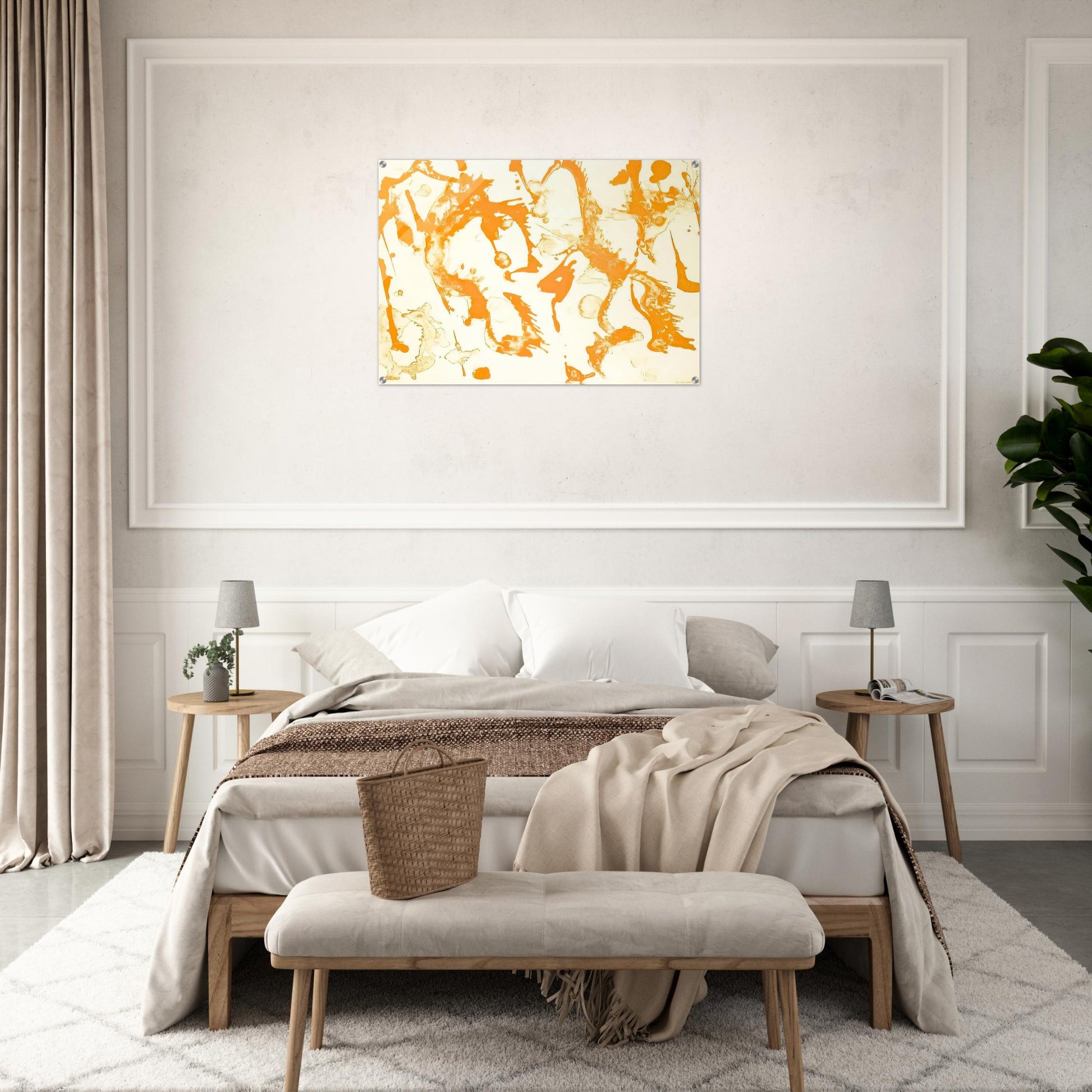 Gold Stone - Lee Krasner Acrylic Print - 70x100 cm / 28x40″ inches