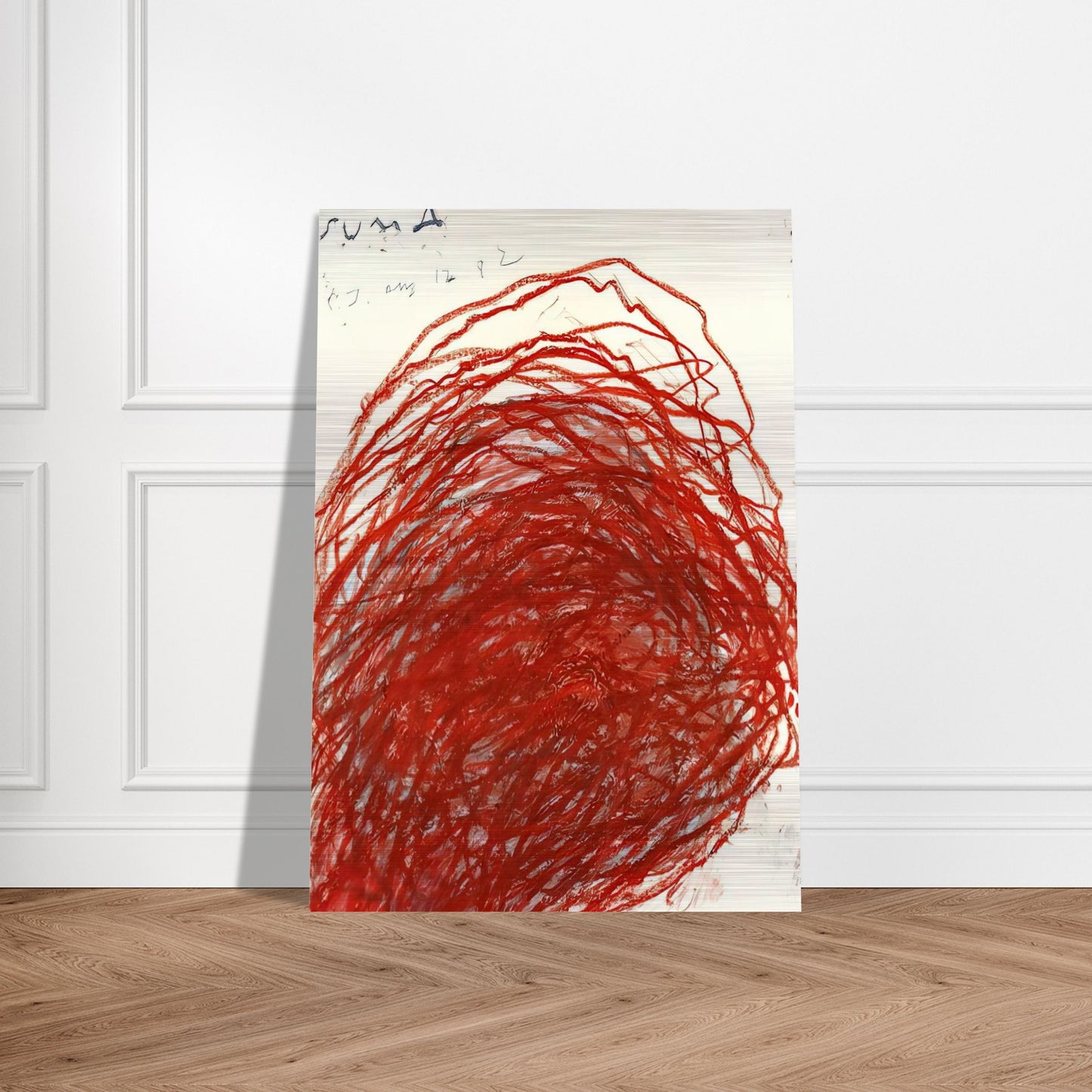 Suma - Cy Twombly Brushed Aluminum Print - 70x100 cm / 28x40 inches | Cy Twombly Aluminum Print | Cy Twombly Prints