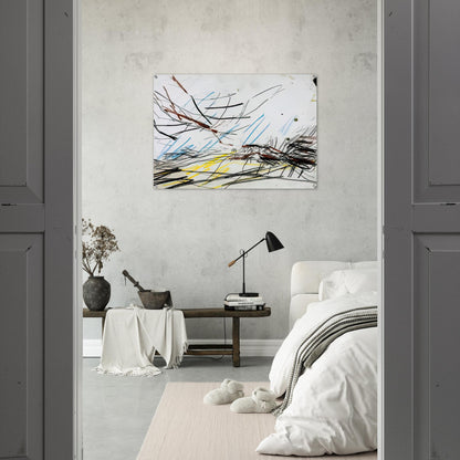 WORKING DRAWING FOR PRIMROSE HILL 1 - Frank Auerbach Acrylic Print - 70x100 cm / 28x40″ inches