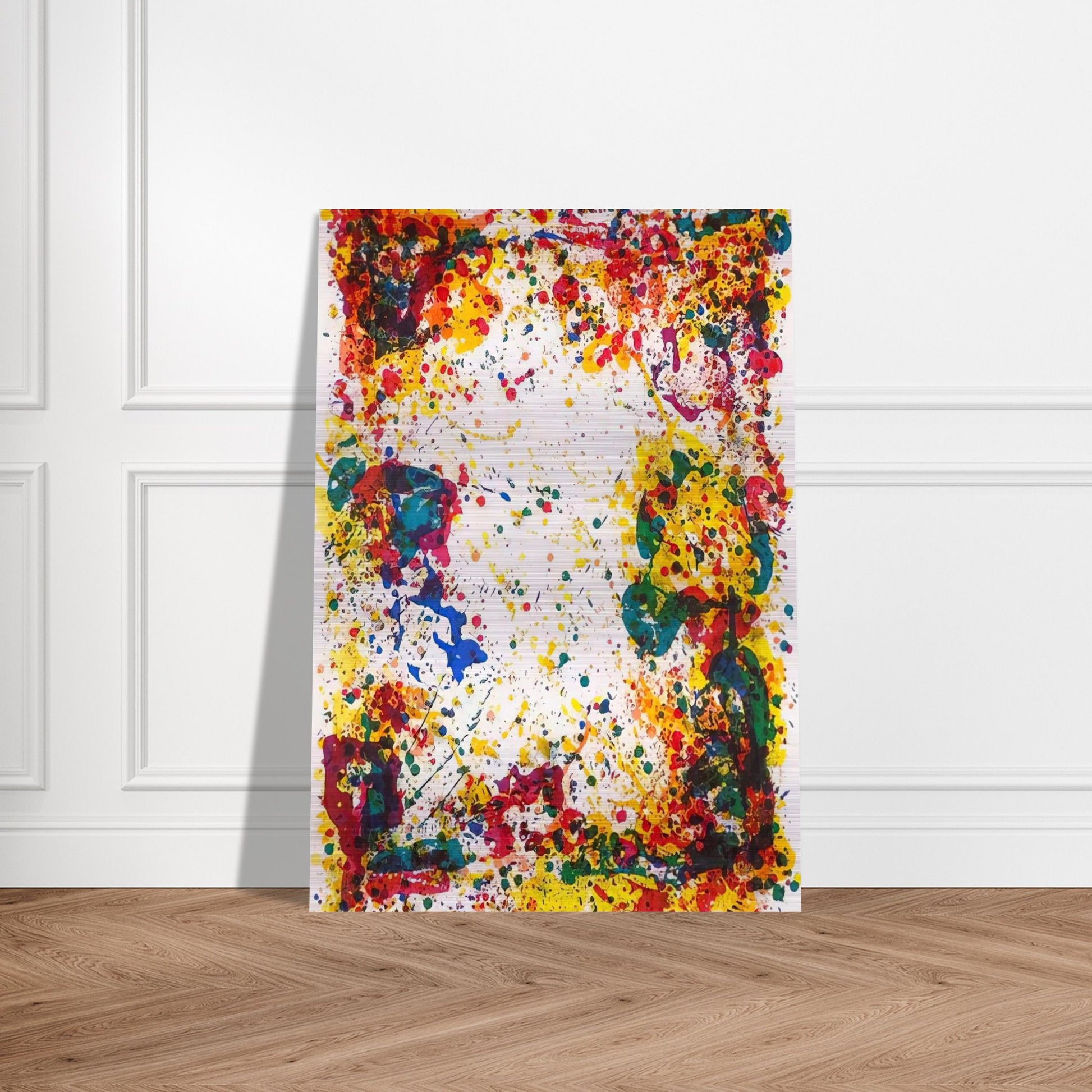 Freshet - Sam Francis Brushed Aluminum Print - 70x100 cm / 28x40 inches | Sam Francis Aluminum Print | Sam Francis Prints