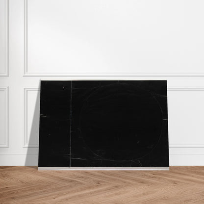 Black on Black - Ellsworth Kelly Brushed Aluminum Print - 70x100 cm / 28x40 inches | Ellsworth Kelly Aluminum Print | Ellsworth Kelly Prints