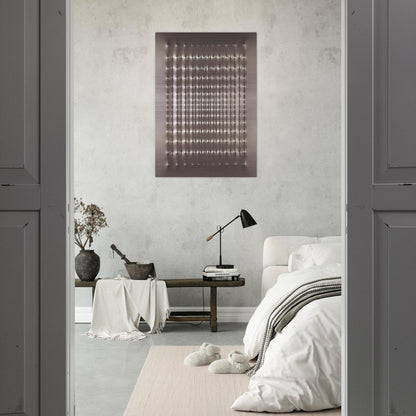 Superficie alluminio - 1969 - Enrico Castellani Brushed Aluminum Print - 70x100 cm / 28x40 inches | Enrico Castellani Aluminum Print | Enrico Castellani Prints