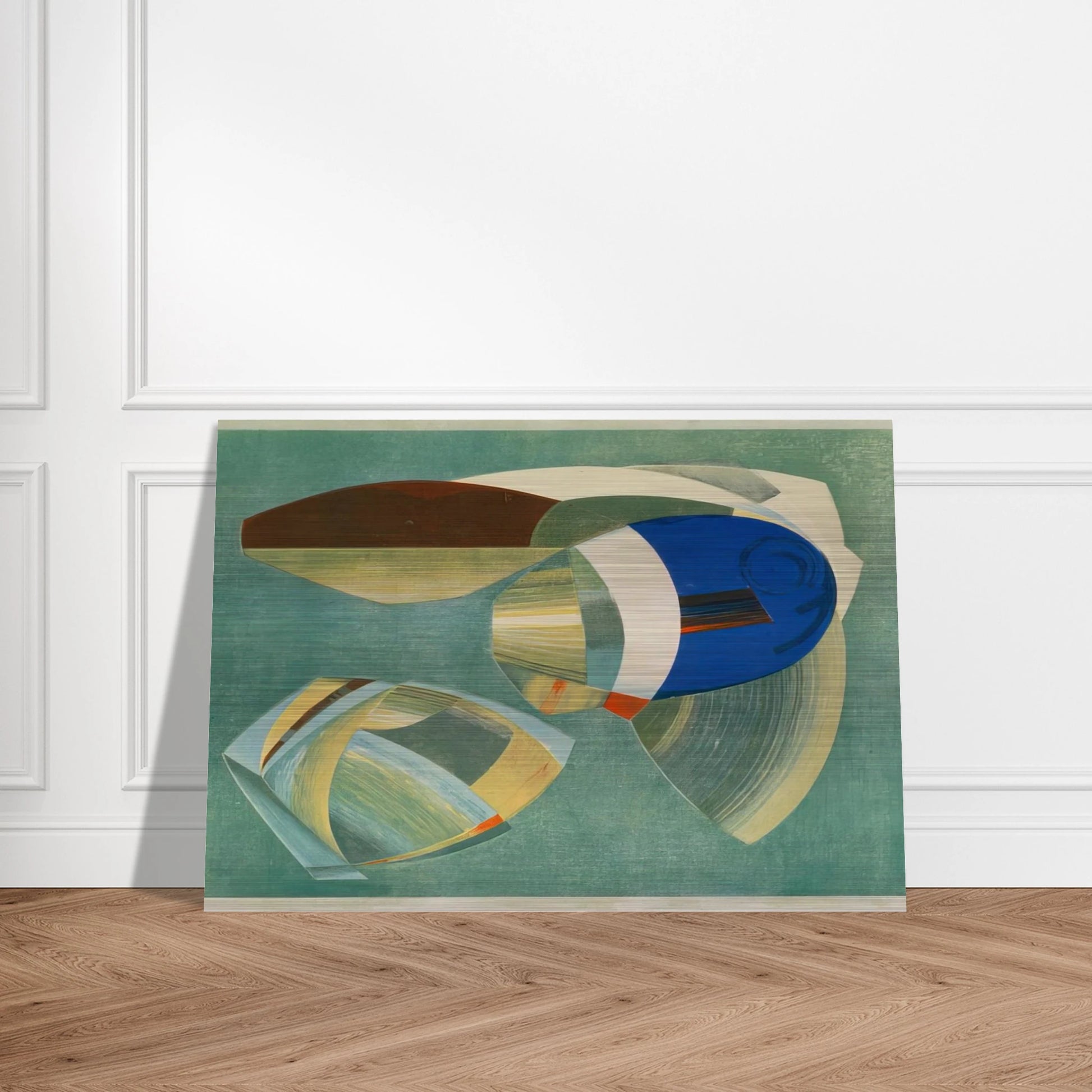Sea Forms - 1937 - John Ferren Brushed Aluminum Print - 70x100 cm / 28x40 inches | John Ferren Aluminum Print | John Ferren Prints