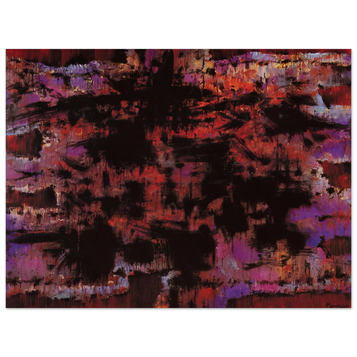 Alfred Manessier - Pour la mÃ¨re d'un condamnÃ© Ã  mort - 1975  75x100 cm / 30x40inches Fine Art Poster