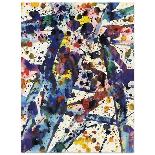 Sam Francis - Taches  Untitled   75x100 cm / 30x40inches Fine Art Poster