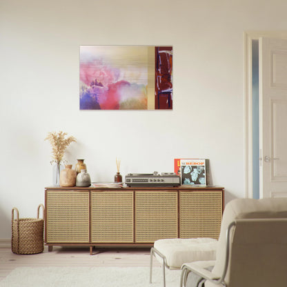 For Sara Teasdale - 1992 - Ronnie Landfield Brushed Aluminum Print - 70x100 cm / 28x40 inches | Ronnie Landfield Aluminum Print | Ronnie Landfield Prints