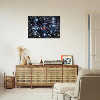 Constellation and Habitat of the Hydrospatial City, - 1973 - Gyula Kosice Brushed Aluminum Print - 70x100 cm / 28x40 inches | Gyula Kosice Aluminum Print | Gyula Kosice Prints