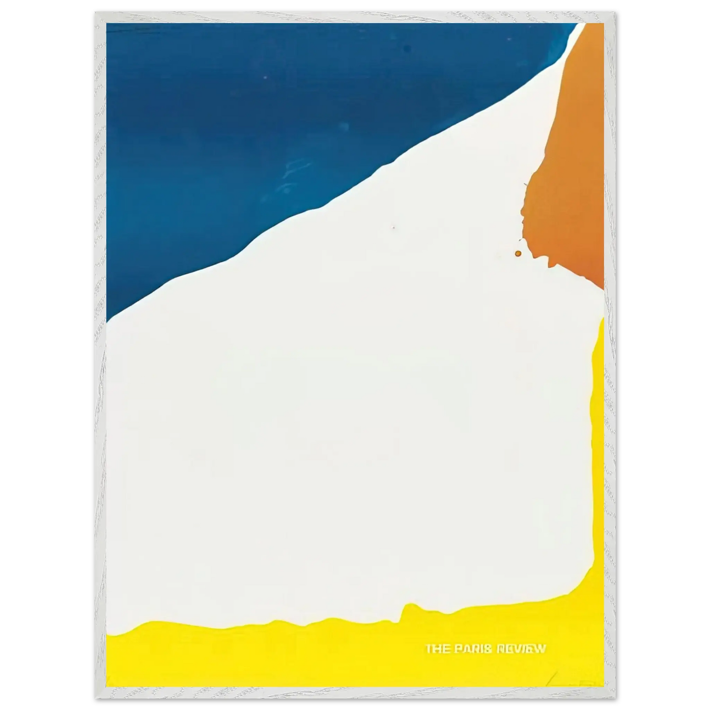 Helen Frankenthaler - Paris Review - 1966 Wall art - 60x80 cm / 24x32 Inches - Premium Wooden Framed Poster With Fine Art Paper - Black frame