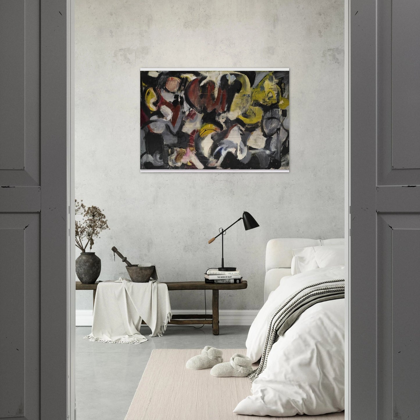 MONTHS AND MOONS 1950 - Grace Hartigan Brushed Aluminum Print - 70x100 cm / 28x40 inches | Grace Hartigan Aluminum Print | Grace Hartigan Prints