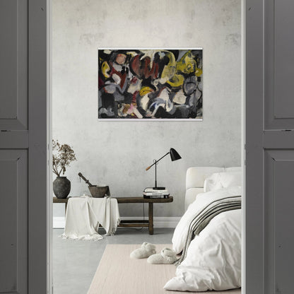 MONTHS AND MOONS 1950 - Grace Hartigan Brushed Aluminum Print - 70x100 cm / 28x40 inches | Grace Hartigan Aluminum Print | Grace Hartigan Prints