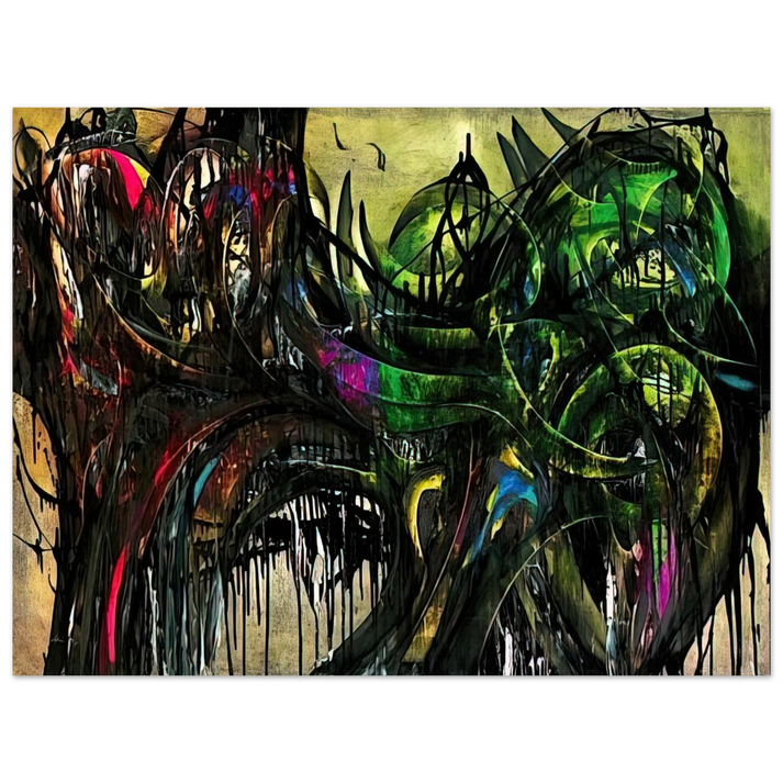 Simon Hantai - Peinture - 1955  75x100 cm / 30x40inches Fine Art Poster
