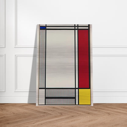 NON OBJECTIVE I 1964 - Roy Lichtenstein Brushed Aluminum Print - 70x100 cm / 28x40 inches | Roy Lichtenstein Aluminum Print | Roy Lichtenstein Prints