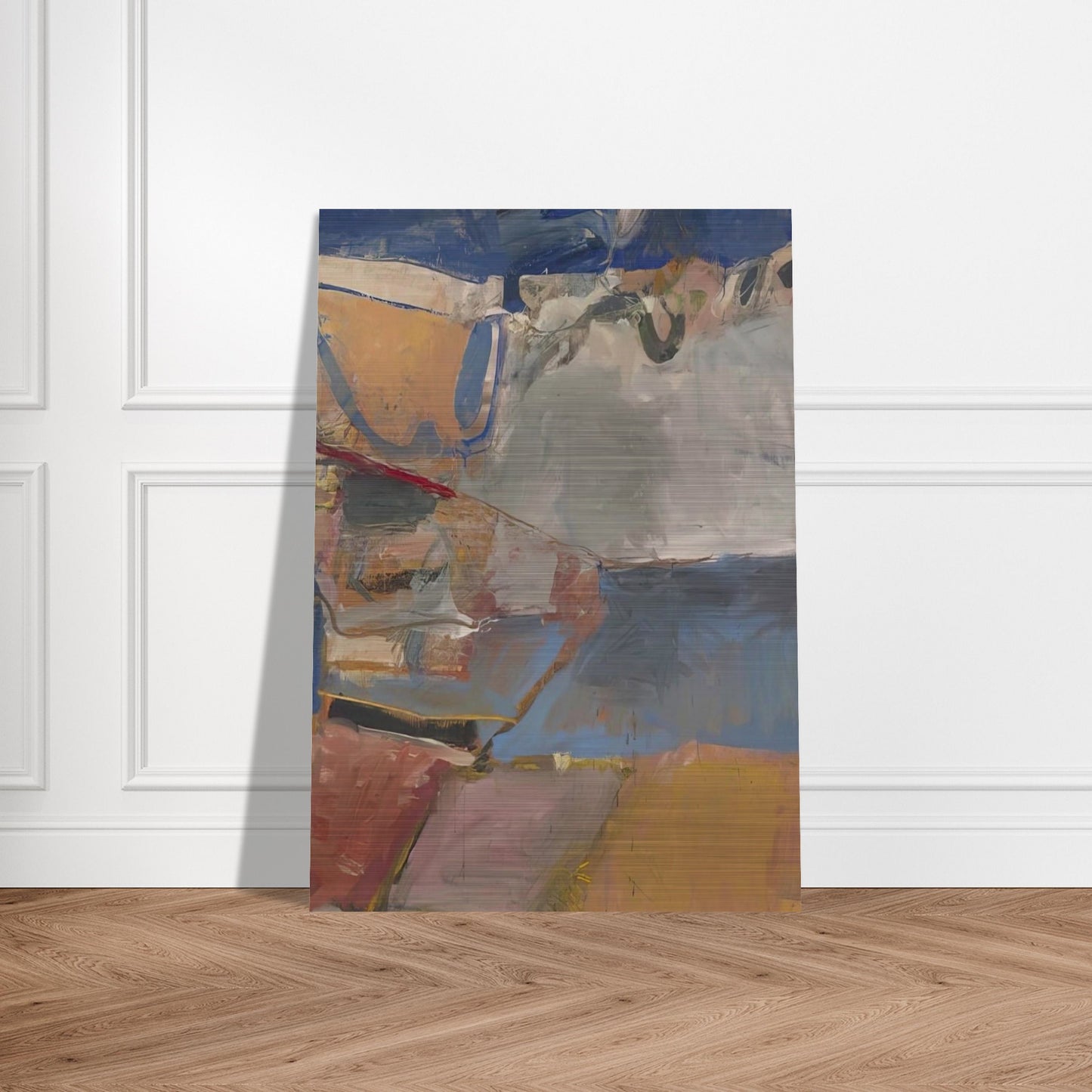 Berkeley #22 - Richard Diebenkorn Brushed Aluminum Print - 70x100 cm / 28x40 inches | Richard Diebenkorn Aluminum Print | Richard Diebenkorn Prints