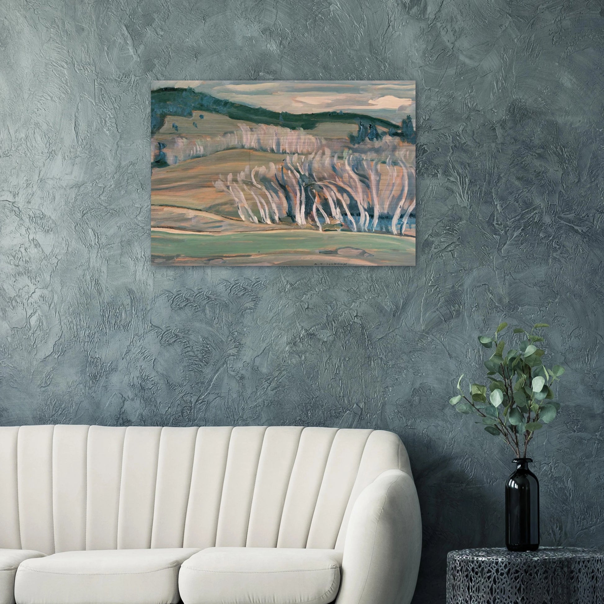Spring, Caribou Country - 1949 - A.Y. Jackson Brushed Aluminum Print - 70x100 cm / 28x40 inches | A.Y. Jackson Aluminum Print | A.Y. Jackson Prints