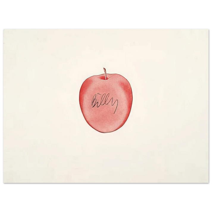 Billy Apple - Red Apple - 1996  75x100 cm / 30x40inches Fine Art Poster