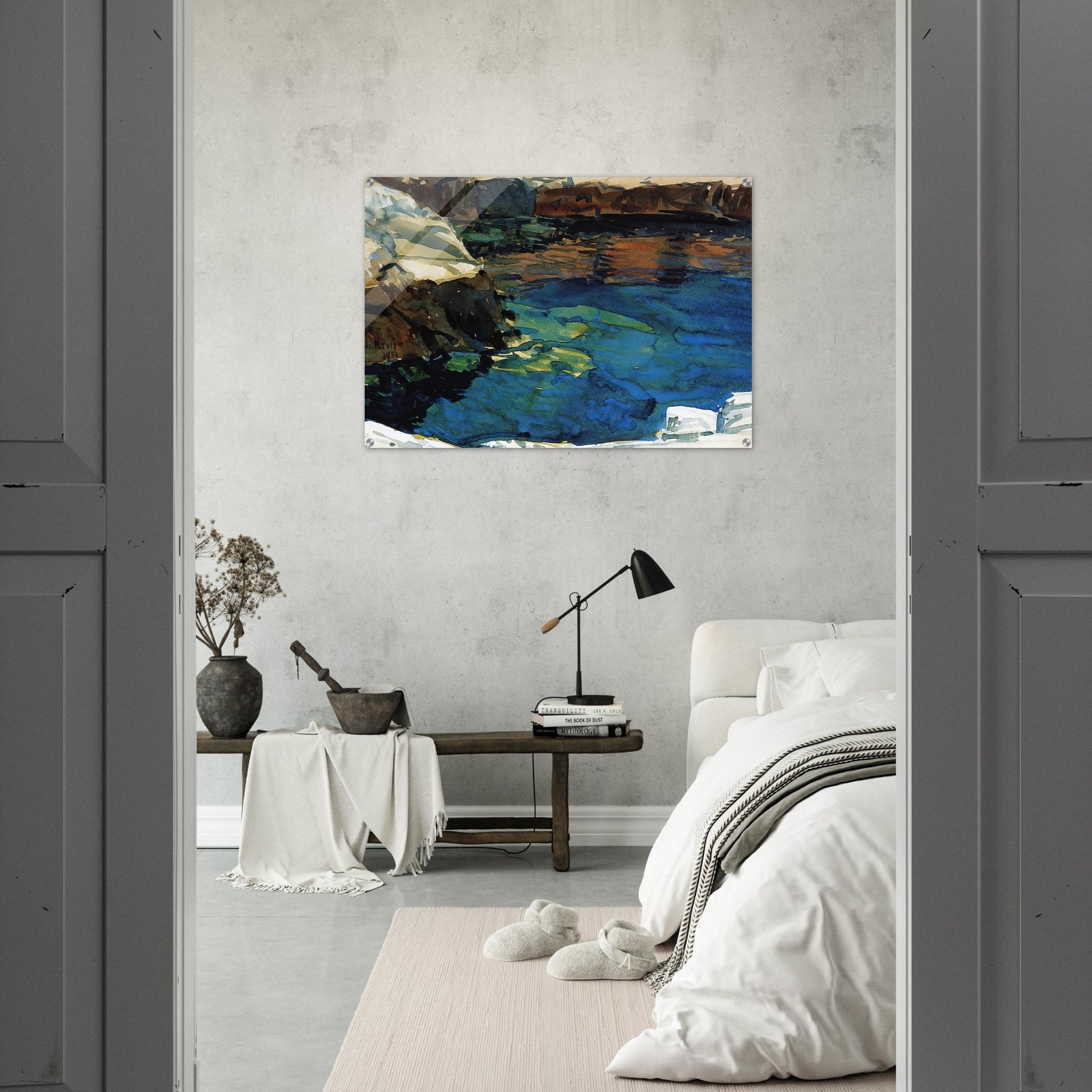 The Cove - Childe Hassam Acrylic Print - 70x100 cm / 28x40″ inches
