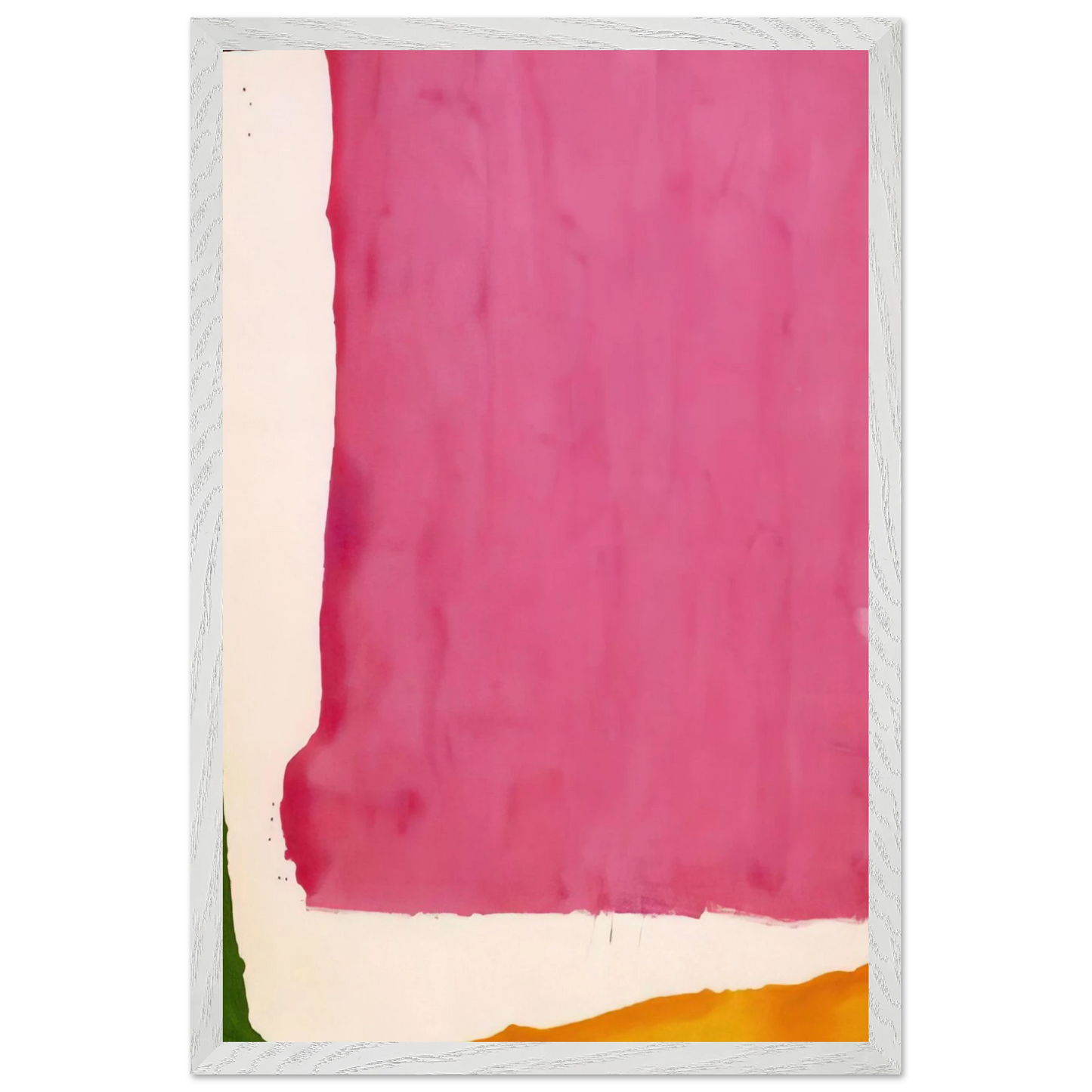 Helen Frankenthaler - Mauve District - 1966 Wall art - 45x60 cm / 18x24 inches - Premium Wooden Framed Poster With Fine Art Paper-canvas - Wood frame