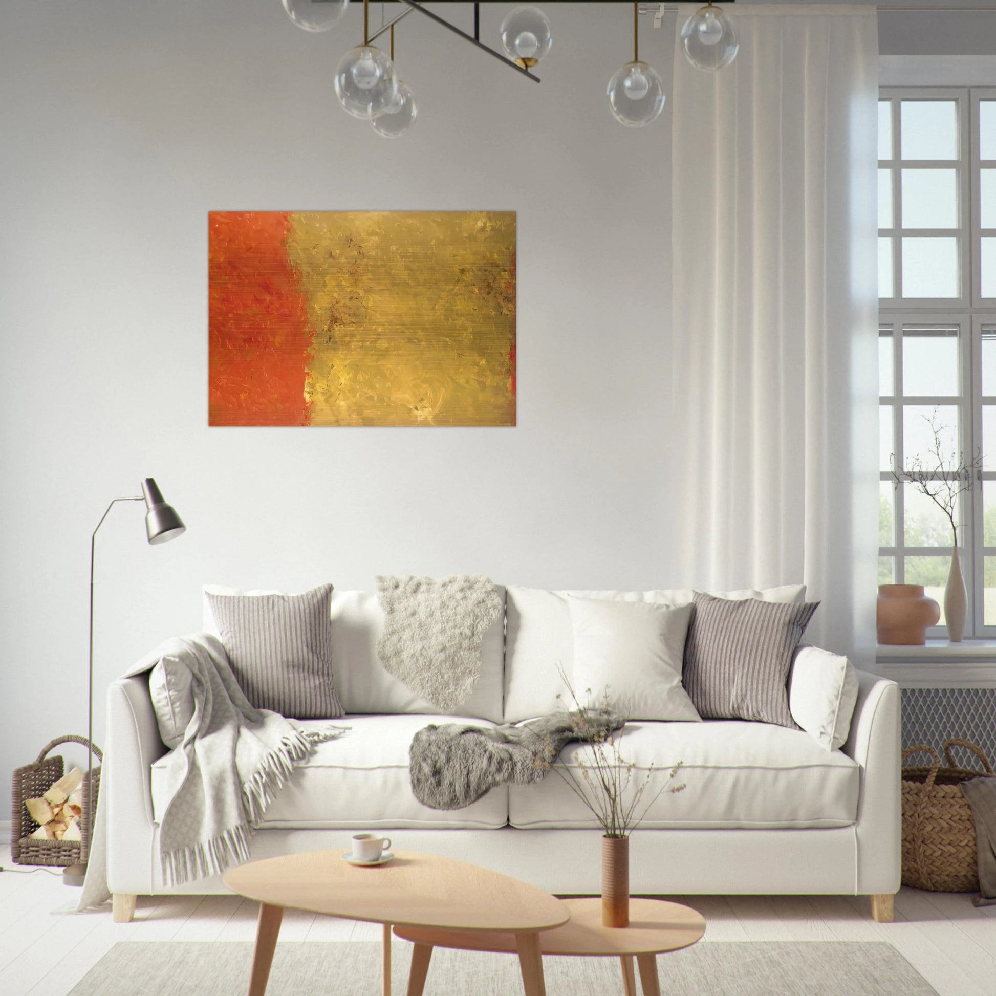 Aristo I - 1959 - Theodoros Stamos Brushed Aluminum Print - 70x100 cm / 28x40 inches | Theodoros Stamos Aluminum Print | Theodoros Stamos Prints