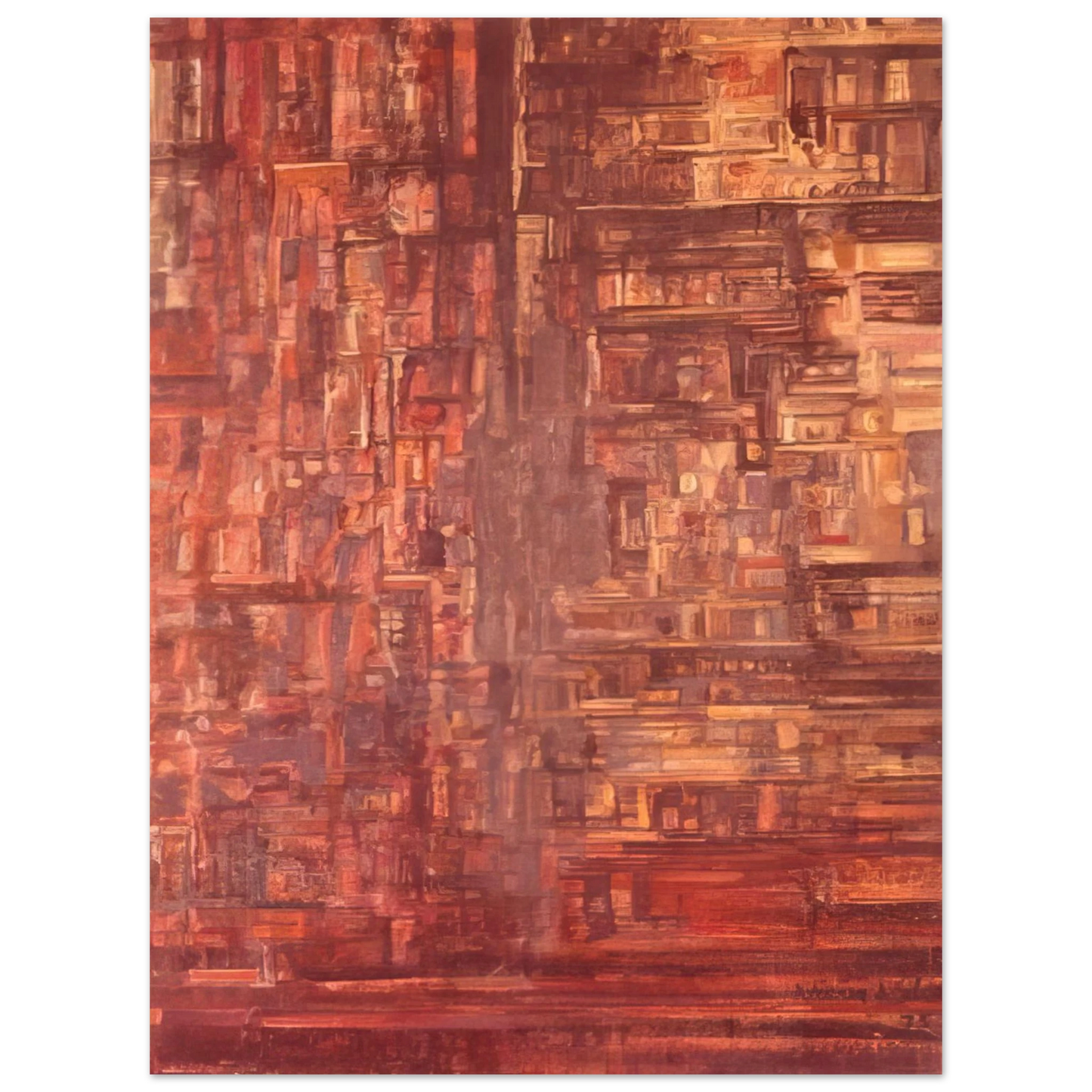 Maria Helena Vieira da Silva - Untitled - 1978  75x100 cm / 30x40inches Fine Art Poster