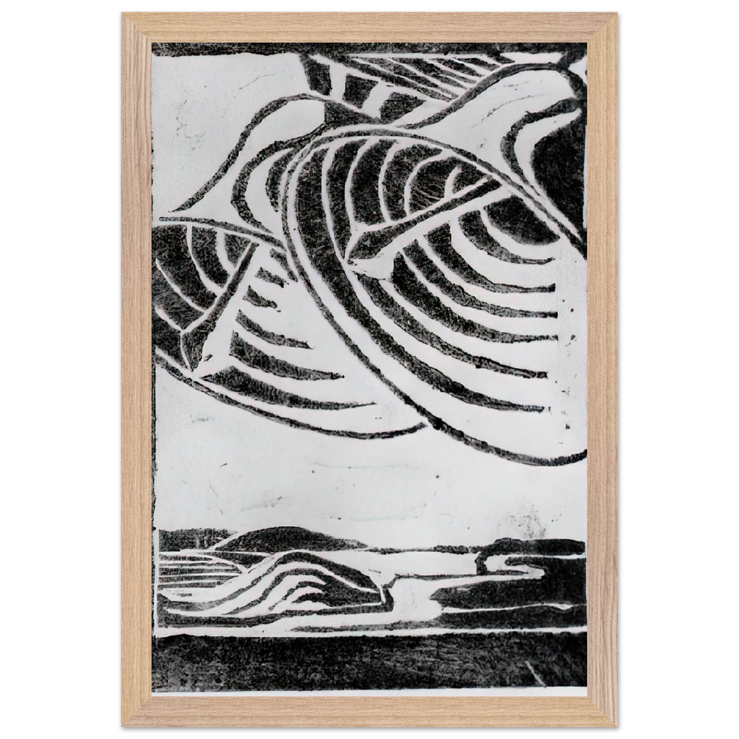 MC Escher - ESCHER (3) Wall Art - 60x80 cm / 24x32 inches - Premium Wooden Framed Poster With Fine Art Paper - Black frame